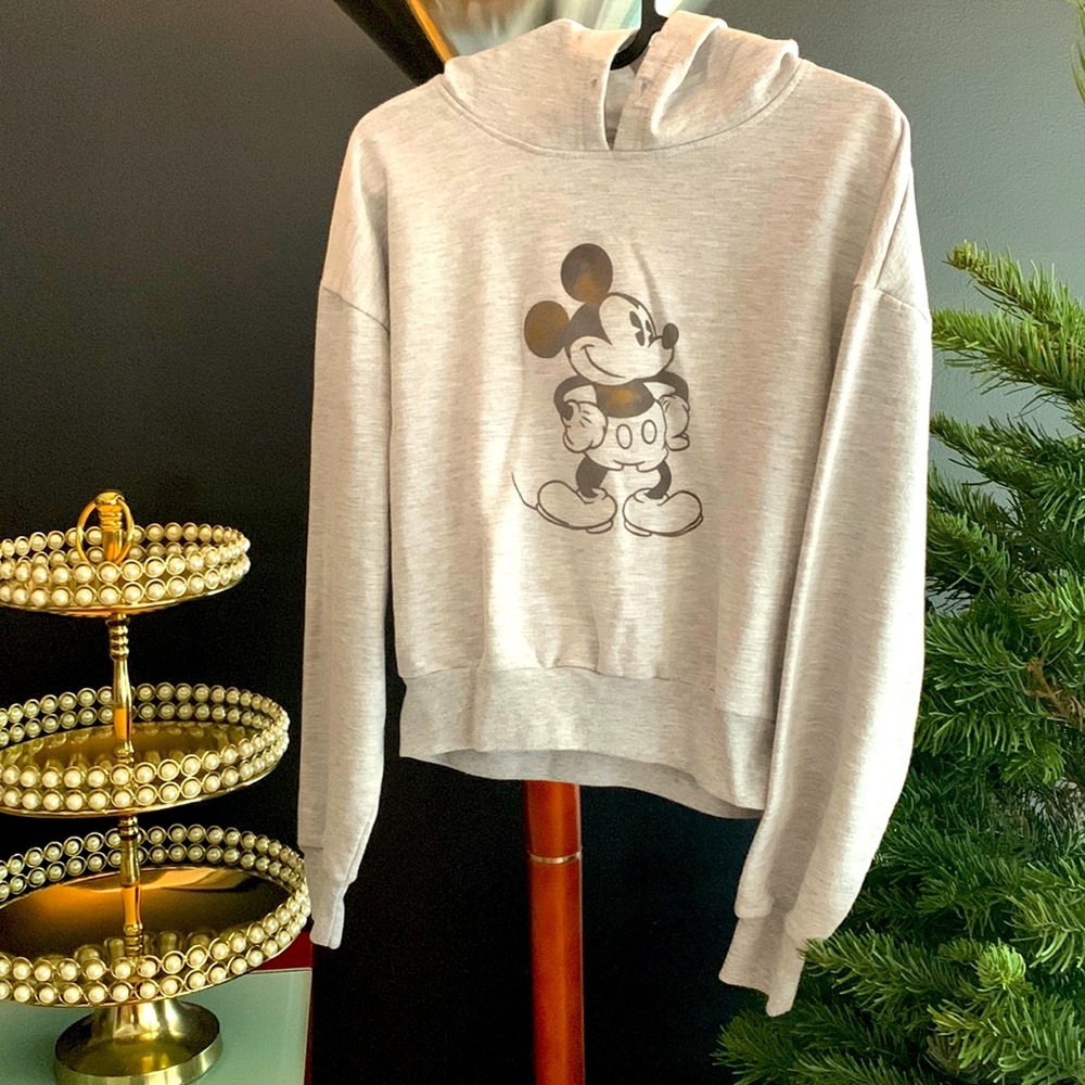 Mickey & Friends Mickey Mouse Pull Over Hoodie Athletic Heather Small
